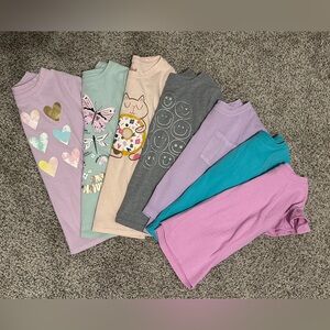 Bundle of 8 Cat & Jack Girl’s Tops